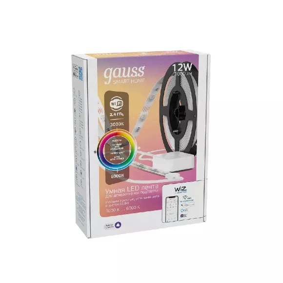 Светодиодная лента Gauss 4W/m 54LED/m RGBW 3M 5010122 Светодиодная лента Gauss 4W/m 54LED/m RGBW 3M 5010122