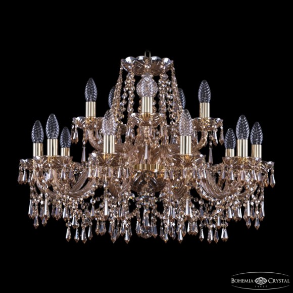 Подвесная люстра Bohemia Ivele Crystal 1403/10+5/240 G M721