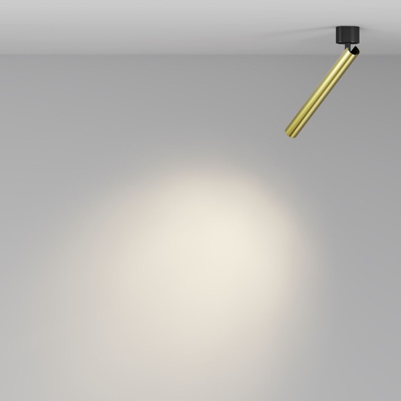 Светодиодный спот Maytoni Focus T C141CL-L300-6W3K-BBS, LED, 6W, латунь