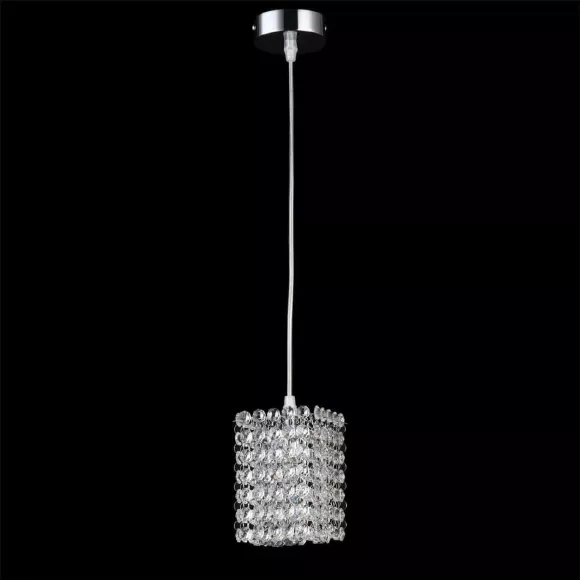 Подвесной светильник Lightstar Cristallo 795414, Хром, Прозрачный, Металл, крупный план Подвесной светильник Lightstar Cristallo 795414, Хром, Прозрачный, Металл, крупный план