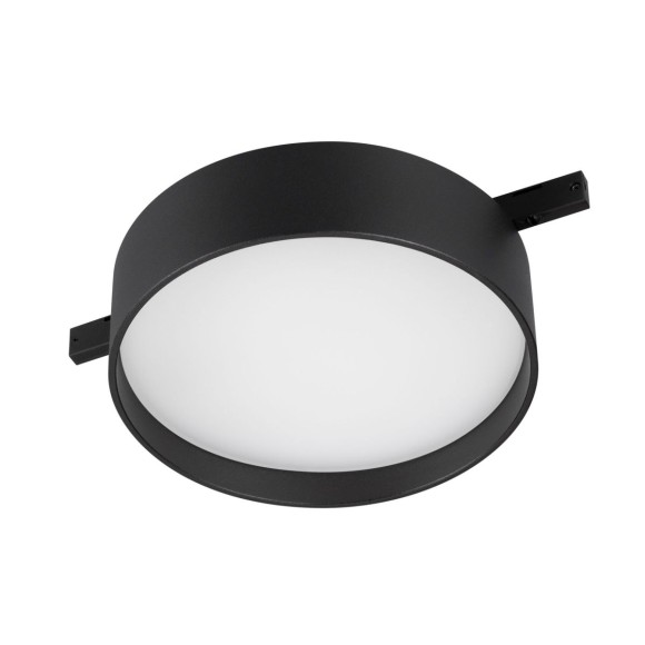 Трековый магнитный светильник Arlight MAG-MICROCOSM-RONDO-R113-12W Warm2700 (BK, 100 deg, 24V) 055471