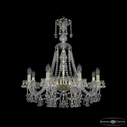 Подвесная люстра Bohemia Ivele Crystal 1409/8/240/XL-75 G