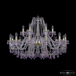 Подвесная люстра Bohemia Ivele Crystal 1410/12+6/360 G V7010