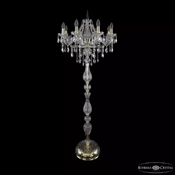 Торшер Bohemia Ivele Crystal 1415T1/8/200-160 G Торшер Bohemia Ivele Crystal 1415T1/8/200-160 G