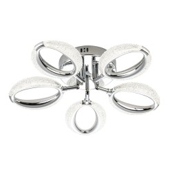 Потолочная люстра с пультом управления Escada Verbena 10269/5LED Chrome