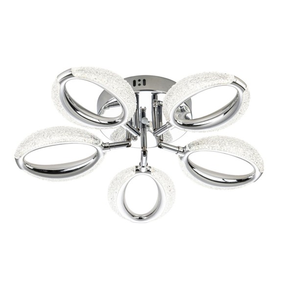 Потолочная люстра с пультом управления Escada Verbena 10269/5LED Chrome