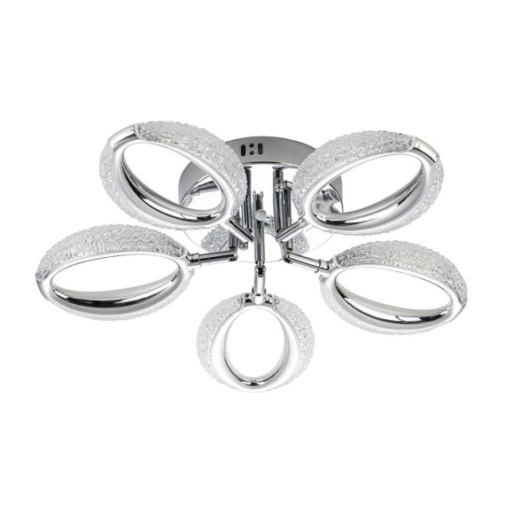 Потолочная люстра с пультом управления Escada Verbena 10269/5LED Chrome