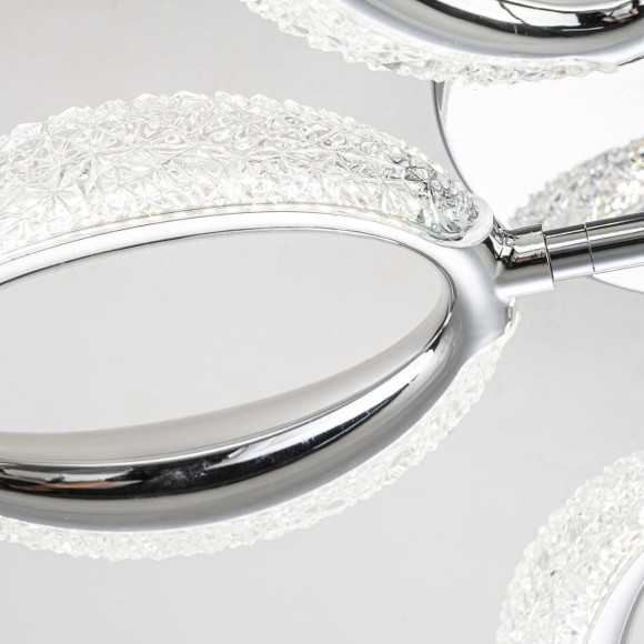 Потолочная люстра с пультом управления Escada Verbena 10269/5LED Chrome