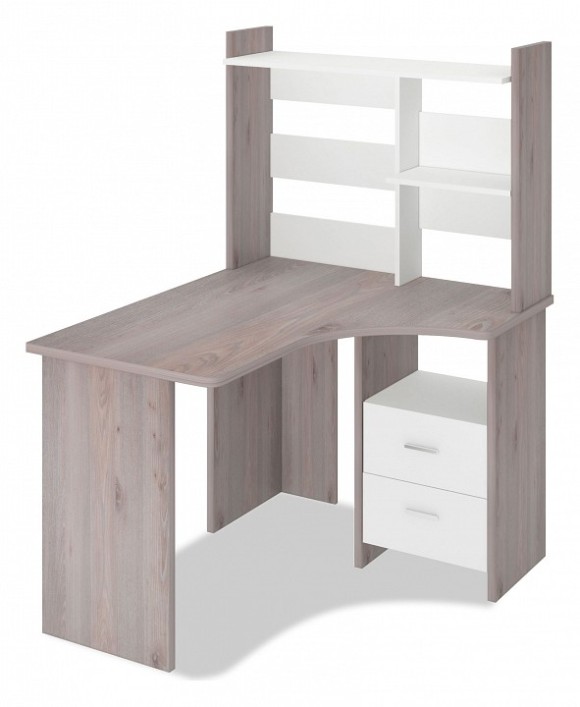 Стол компьютерный Домино Лайт СКЛ-Угл120+НКЛ-100 MER_SKL-Ugl120_NKL-100_NBE_PRAV