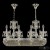 Подвесная люстра Bohemia Ivele Crystal 1452/8/195/800 Ni