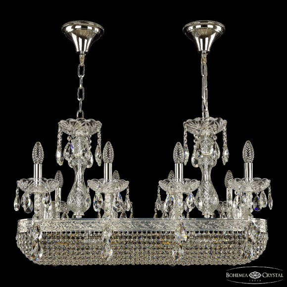 Подвесная люстра Bohemia Ivele Crystal 1452/8/195/800 Ni