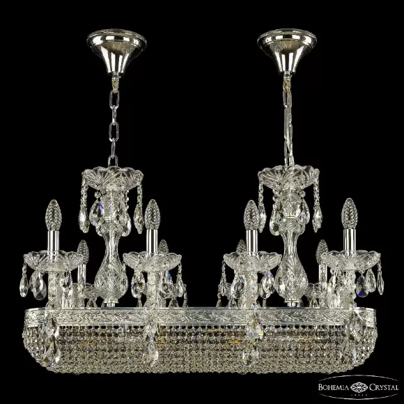Подвесная люстра Bohemia Ivele Crystal 1452/8/195/800 Ni