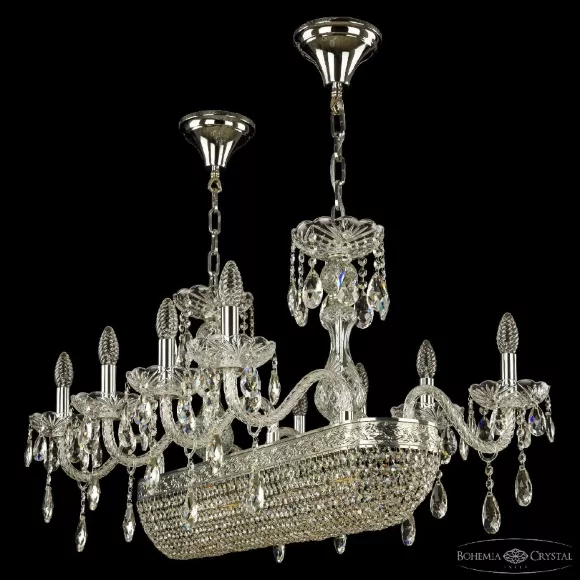 Подвесная люстра Bohemia Ivele Crystal 1452/8/195/800 Ni