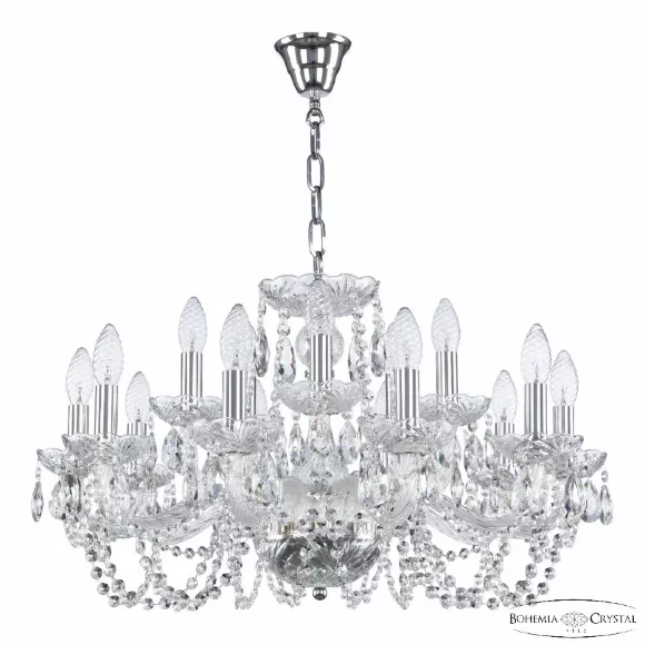 Подвесная люстра Bohemia Ivele Crystal 119/10+5/240 Ni Подвесная люстра Bohemia Ivele Crystal 119/10+5/240 Ni
