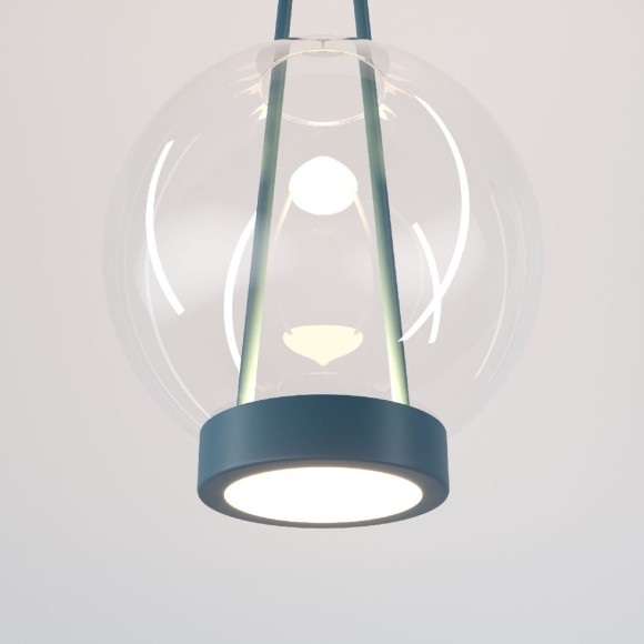 Подвесной светильник Eurosvet Frasco 50267/1 LED синий a069345