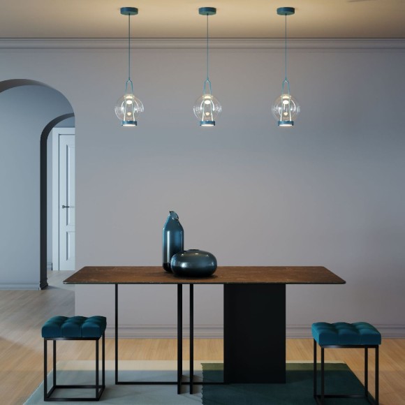 Подвесной светильник Eurosvet Frasco 50267/1 LED синий a069345