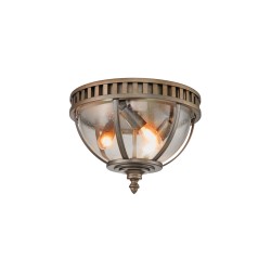 Потолочный уличный светильник Kichler Halleron KL-HALLERON-F-BU