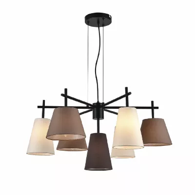 Подвесная люстра Indigo Abbinare 13032/7P Black V000534