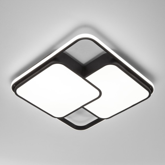 Потолочная светодиодная люстра с пультом управления Eurosvet Jeremy 90253/1 черный