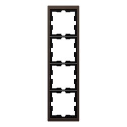 Рамка 4-постовая Schneider Electric Merten D-Life MTN4040-6552