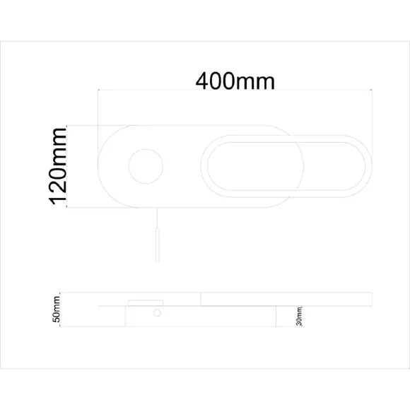 Настенный светильник Arte Lamp Lucas A2602AP-10BK, вид сверху