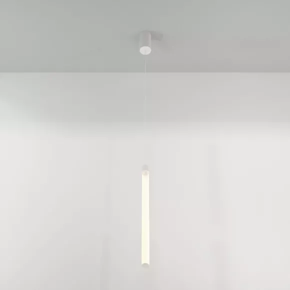 Подвесной светодиодный светильник Maytoni Technical Ray P022PL-L20W3K, Белый, Теплый белый, Алюминий Подвесной светодиодный светильник Maytoni Technical Ray P022PL-L20W3K, Белый, Теплый белый, Алюминий