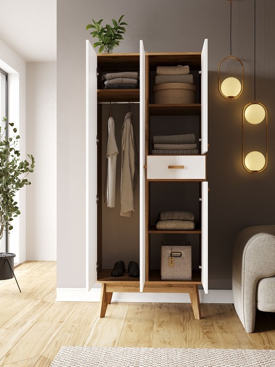 Шкаф платяной Радиорама 2416.М2 MEL_2416