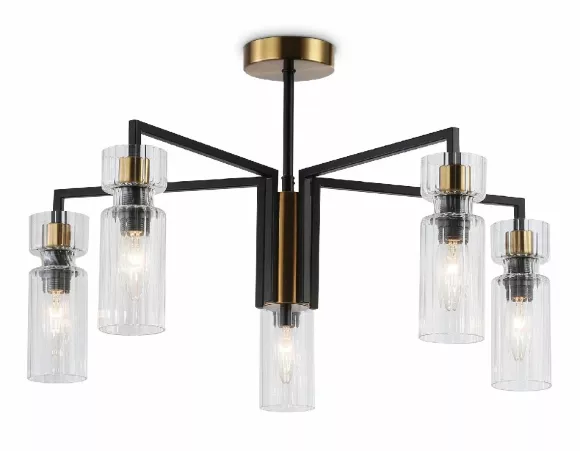 Люстра на штанге Ambrella Light High Light Heigh Light LH56113, Латунь, Прозрачный, Металл Люстра на штанге Ambrella Light High Light Heigh Light LH56113, Латунь, Прозрачный, Металл