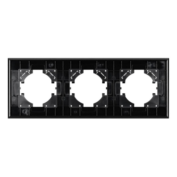 Рамка на 3 поста из натурального дерева Arlight FRM-XSILO-WD-3-SNL 051276