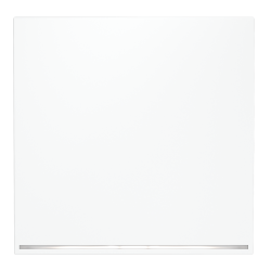 Клавиша для выключателя/переключателя одноклавишного с подсветкой Voltum S70 (белый матовый) VLS000202