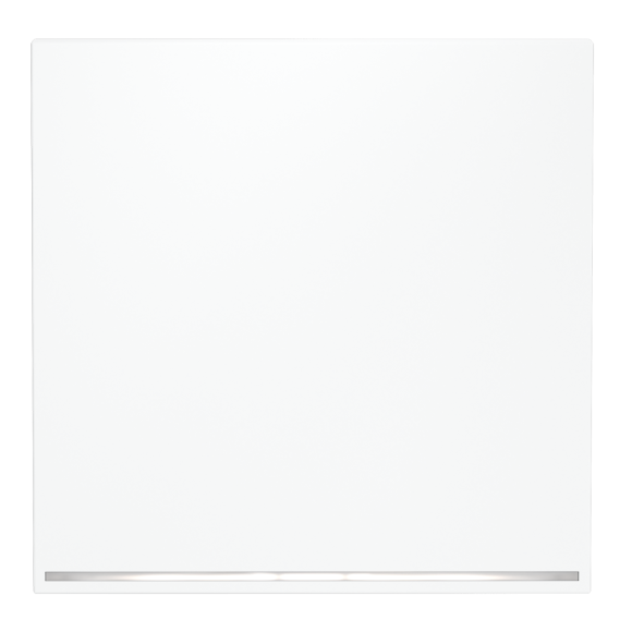 Клавиша для выключателя/переключателя одноклавишного с подсветкой Voltum S70 (белый матовый) VLS000202