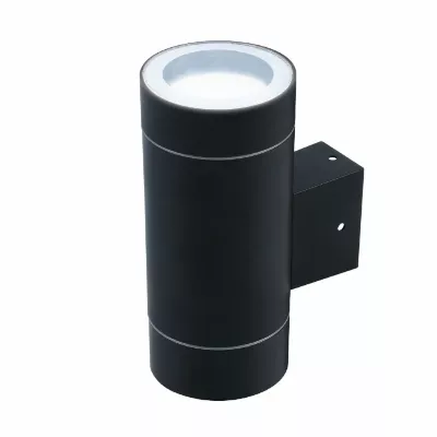 Уличный настенный светильник Uniel UUL-S92A 2х50W/GX53 IP65 BLACK UL-00009365