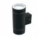 Уличный настенный светильник Uniel UUL-S92A 2х50W/GX53 IP65 BLACK UL-00009365