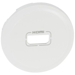 Лицевая панель Legrand Celiane розетки аудио/видео HDMI белая 068216