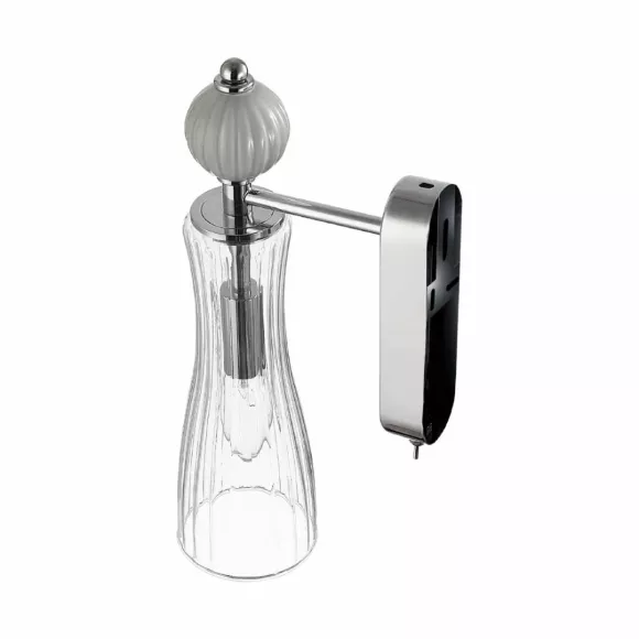 Бра Lumion Neoclassi Emily 8269/1W, Хром, Прозрачный, Металл, вид сбоку