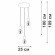 Подвесной светильник Vitaluce V2849-1/3S