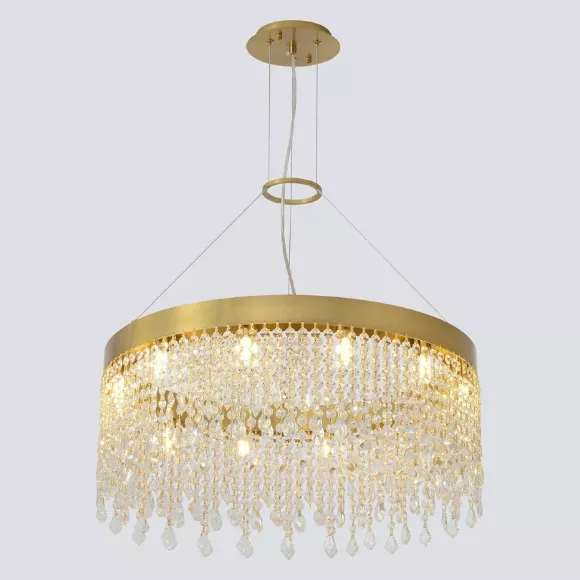 Подвесная люстра Crystal Lux AQUA SP12, Модерн, Латунь