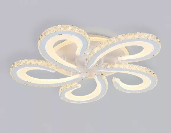 Потолочная люстра Ambrella Light Acrylica Ice FA1703, декоративные элементы крупным планом