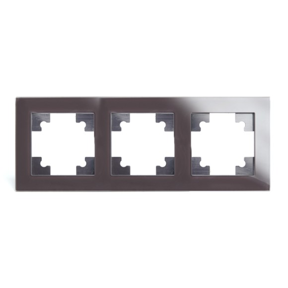 Рамка горизонтальная 3-местная Stekker Катрин 39537