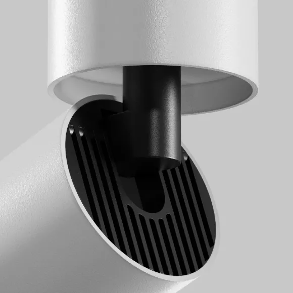 Спот Maytoni Technical Focus Led C055CL-L12W4K-SS-W, вид снизу Спот Maytoni Technical Focus Led C055CL-L12W4K-SS-W, вид снизу