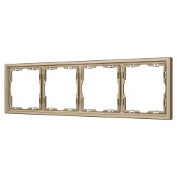 Рамка пластиковая Arlight FRM-NOBE-SFPL-4-GD 054225