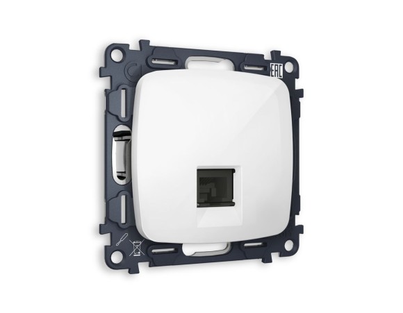 Комплект механизма компьютерной розетки RJ-45(8P8C) Ambrella Volt Omega (OP1120, VM188) MO112010