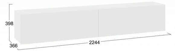 Полка навесная Порто ТД-393.12.21 TRI_247099