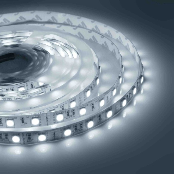 Светодиодная лента Apeyron 12В СТ 14,4Вт/м smd5050 60д/м IP67 (НАНО) 5м RGB 00-75