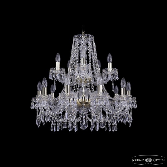 Подвесная люстра Bohemia Ivele Crystal 1403/10+5/240/2d G
