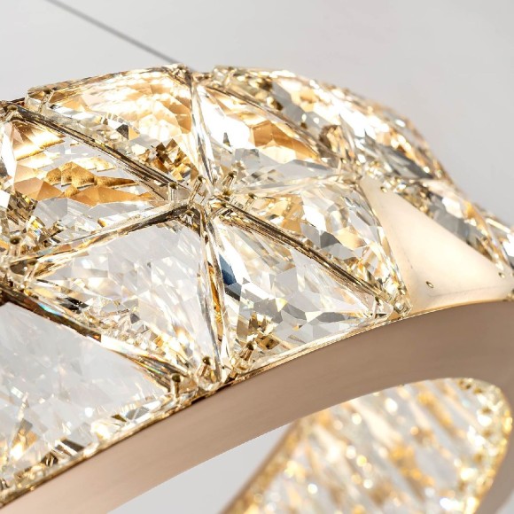 Подвесная светодиодная люстра Modelux ML.6982.600P GD