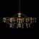 Подвесная люстра Loft IT Mira 10586/900 Gold Asfour, декоративные элементы крупным планом