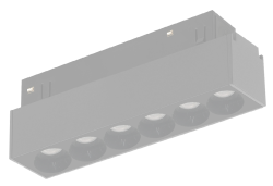 Трековый магнитный светильник iLedex Vision 4822-002-L120-6W-38DG-3000K-BK