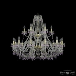Подвесная люстра Bohemia Ivele Crystal 1410/12+6/360/2d G V7010