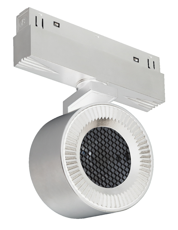 Трековый магнитный светильник iLedex Vision 4822-010-D82-12W-38DG-3000K WH (WALL WASHER)